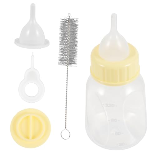 1 Set Kätzchen Milch Feeder Welpen Flaschen für Pflege Welpen Milch Haushalt Haustier Kätzchen Flaschen Katze Fütterung Flaschen Milch Feeder Flasche Kunststoff Wasser Feeder von minkissy