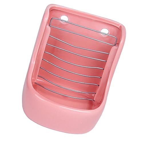 minkissy 1PC Pet Ceramic Food Bowl bunny Bunny Feeder Heu Feeder for Rabbit guinea pig food feeder rabbit feeder rabbit ceramic rabbit Chinchilla Feeding Bowl cage ceramics von minkissy