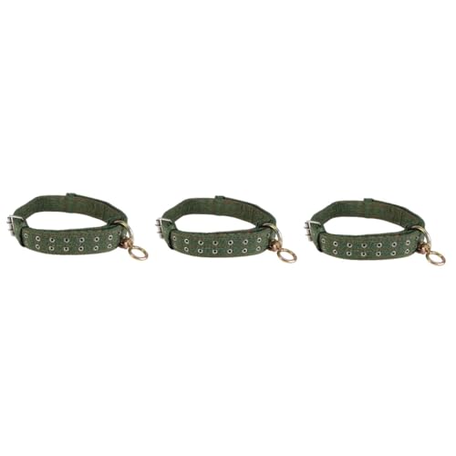 3 Stück Krawatte Kuhhalsband verstellbar Rinderhalsband Kette Choker Rinder Schleppleine Hund Haustier Halsband Rinder Kuh Halsband Hundehalsband Kuh Hals Kragen Kalb der von minkissy