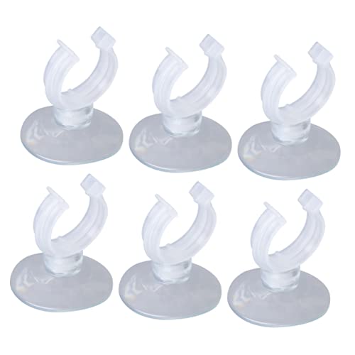 5 Pcs Outlet Fixed Clip Retainers Clamps Window Heater U-shaped PVC Tube Clamp Aquarium Clip Aquarium Water Clamp Aquarium Fixed Clip Fish Tank Sucker von minkissy