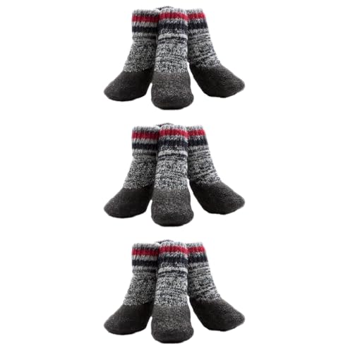 6 Paare Sockenschuhe Weihnachten Boden von minkissy