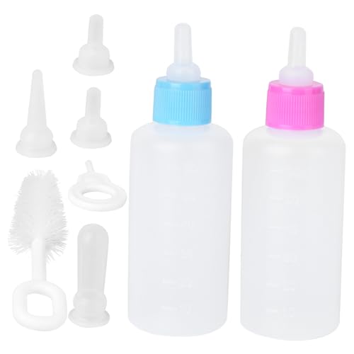 6 Sets Pet Feeding Bottle Set Nurser Bottle for Cat Pet Feeder Pet Kit Pet Nurser Bottles 60ml Milk for Dog Bottles for Pet Pp Kitten Suite von minkissy