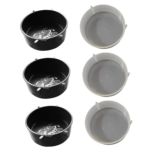 minkissy 6Pcs reptile water feeder lizard tank accessories lizard feed plates gecko dish tiny spiders spider feed bowls reptile feed containers crawl feed rack von minkissy