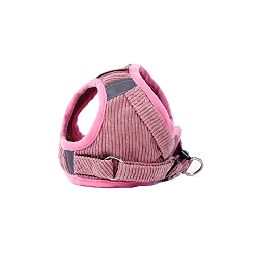 Kätzchen Walking Leash Welpen Kätzchen Weste Katze Weste Hund Reflektor Weste Katzenleine Verstellbarer Gürtel Camisoles Rosa Tank Tops Reflektierende Weste Rücken Brustgurt von minkissy