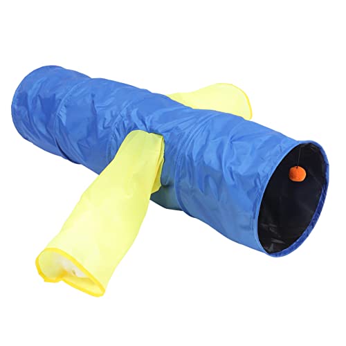 minkissy 1 PC Pet Channel Toys cat exercising toys hammock bed tunnel rabbit toys for bunnies cat tunnel tube winter outdoor toys hamster plush tunnel pet tube Dog hairy polyester puppy von minkissy