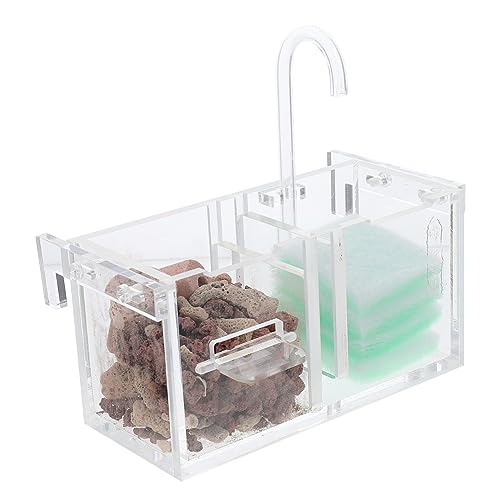 minkissy Aquarium Wasserreiniger 2er-Pack Acrylbox Schwamm Tank-zubehör für Zierfische von minkissy