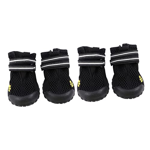 minkissy 1 Satz Wanderschuhe für Hunde Strumpfwaren Anti-Rutsch-Schuhe für Haustiere Hunde pfotenschutz Hunde Schuhe Mesh-Schuhe für Haustiere große hundeschuhe atmungsaktiv Netzschuhe von minkissy