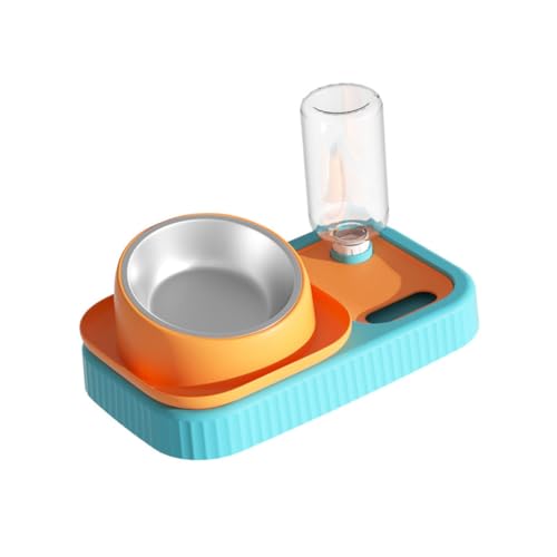 minkissy 1 Set Katzennapf Katzenfutterspender Haustier Futternapf Automatischer Hundefutterspender Hundefutter Futterspender Selbstabgabe Pet Feeder Wasserspender Schüssel Katzenfutter Schüssel von minkissy