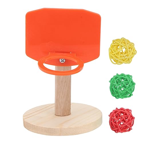 minkissy 1 Set Vogel Schießen Spielzeug Papagei Basketball Korb Vogel Basketball Spiel Vogel Leckereien Papagei Trick Training Spielzeug Nymphensittich Spielzeug Papagei Kauspielzeug Kit Papagei Käfig von minkissy