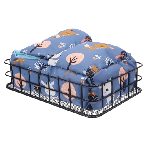 minkissy 1 Set Winzige Tiere Haustier Zubehör Hamster Bett Haus Ratte Käfig Zubehör Ratte Warmes Bett Meerschweinchen Hängematte Hängende Hamster Hängematte Haustiere Schlafen Bett Streifenhörnchen von minkissy