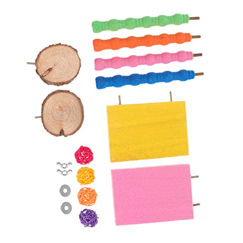 minkissy 1 Set springbrett sittich spielzeug Vogel beißen Spielzeug holz vogel barsch stand papagei stand plattform vogel barsch plattform haustiere spielzeug kauen spielzeug papagei stehend spielzeug von minkissy