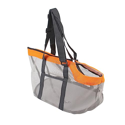 minkissy 1 Stück Haustier-Transporttasche Netztasche Netz Kleine Hundehandtasche Aluminiumlegierung Nylon Durchsichtige Tragetasche Tragetasche Groß von minkissy