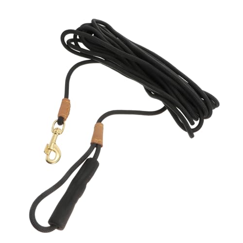 minkissy 10 Haustier Leine Hund Walking Gürtel Traktion Seil Schnalle Haustier Leine Hund Laufen Leine Halsband Kette für Haustier Hund Training Zubehör Hund Laufen Gürtel Nylon Golden von minkissy