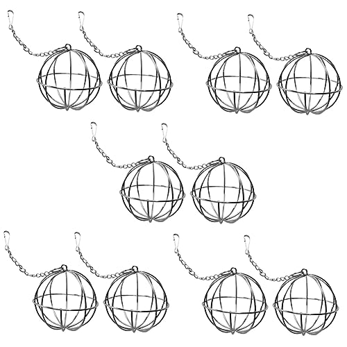 minkissy 10 STK Futterstelle für Kaninchen Rahmen Hase Grasspender Spielzeug Futterstelle für Haustierkaninchen hängender Futterspender automatisch Container Vogelfutter Heu Fütterungsball von minkissy