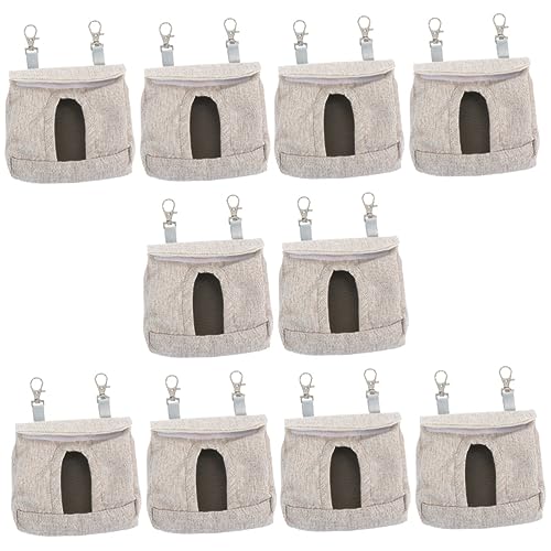 minkissy 10 STK Kleidersack Chinchilla-Aufbewahrungshalter Futterbeutel für Kaninchen Kaninchenkäfig Hasenkäfig Futtersack meerschweinchen Tasche klein Container Lebensmittelbeutel Heu von minkissy