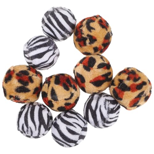 minkissy 10Pcs cat toy ball cat exercise toys cat activity toys interactive chaser teaser indoor kittens favorite toys pet toy chew toy Indoor Cat Scratching Toy cotton cat playing supplies von minkissy