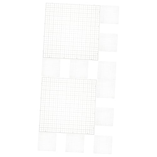 12 Pcs fish tank divider grid aquarium isolate board aquarium divider grid aquarium bottom aquarium egg tray tank bottom filter plate polyethylene filter grid white pe von minkissy