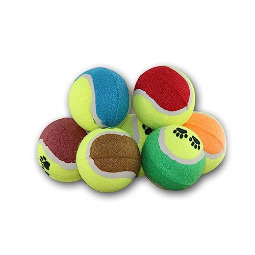 minkissy 12St Spielzeuge Spielzeug für Haustiere Katzenspielzeug Spielzeug mit Tennisbällen Spielzeugbälle für Katzen Kauspielzeug draussen Ballwerfer von minkissy