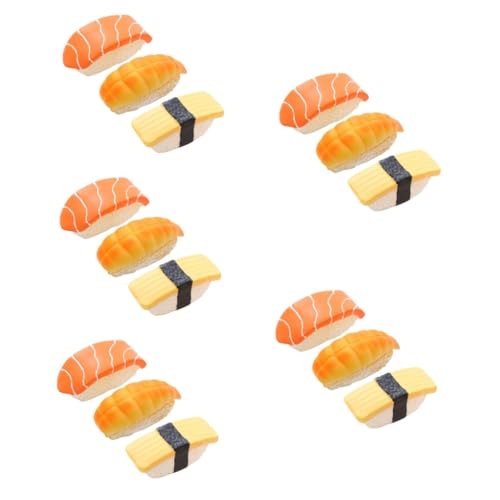 minkissy 5sets Hundespielzeug Latex Molarenspielzeug Sushi-förmiges Welpenspielzeug Interaktives Molarenspielzeug Hundebedarf 3pcs * 5 von minkissy