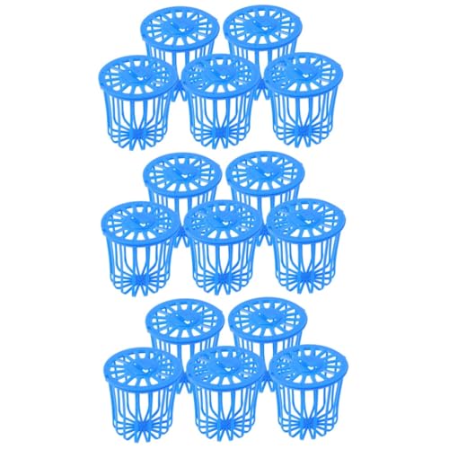 minkissy 15 pcs food toy fruit feeder food container plastic container hamster toys Cage Hanging Container foraging basket parrot food basket bird rack feeding box bracket snack rack birds rack birds von minkissy