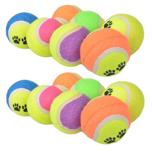 minkissy 16st Haustiere Holen Spielzeug Zahnreinigungsspielzeug Für Hunde Tennis-Fetch-Ball-hundespielzeug Robustes Hundespielzeug Hund, Bälle Spielt 7c Sauber Mit Dem Ball Gummi von minkissy