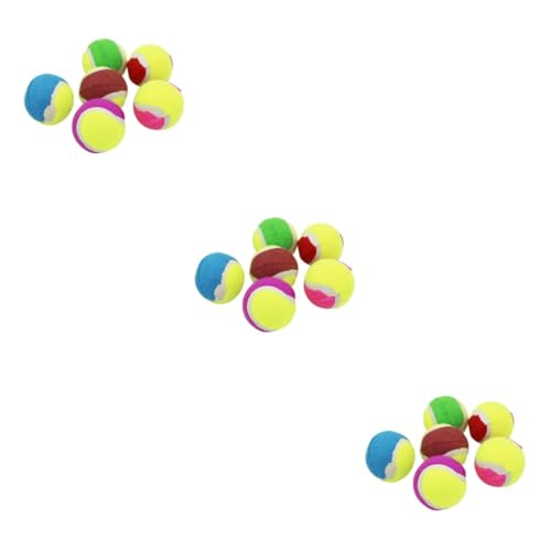 minkissy 18 Packungen Pet Toys Pet Balls Dog Toys Dog Balls Rubber Ball No Elasticity von minkissy