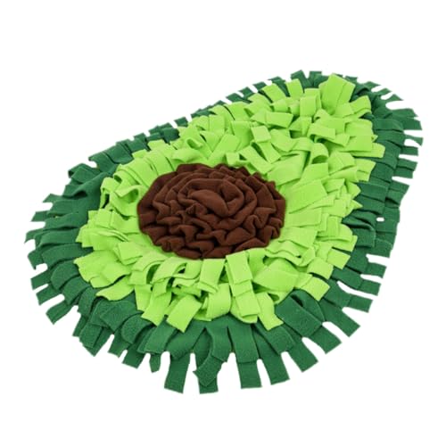 minkissy 1Pc smelling pad puppy slow feeder bowl snuffle matt puppy Feeding Mat puzzle toy dog developmental toys Pet Eat Training Pad Puppy IQ Training Feeder Polar fleece bite blanket von minkissy