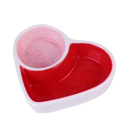 minkissy 1stk Hamsterschale Aus Keramik Kaninchen Wasserschale Meerschweinchen Futter Schüssel Futterschale Für Haustiere Hamster Food Bowl Rennmausschale Haustierzubehör Einfach Zu Säubern von minkissy