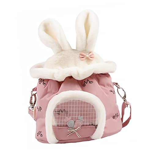 minkissy 1Stk Hamstertasche Hamster Outdoor Transportbox Kleiner reiserucksack Outdoor-Transportbox für Haustiere Tragbarer Hamsterträger wegbringen Tragetasche Geschirr Eichhörnchen Reisen von minkissy