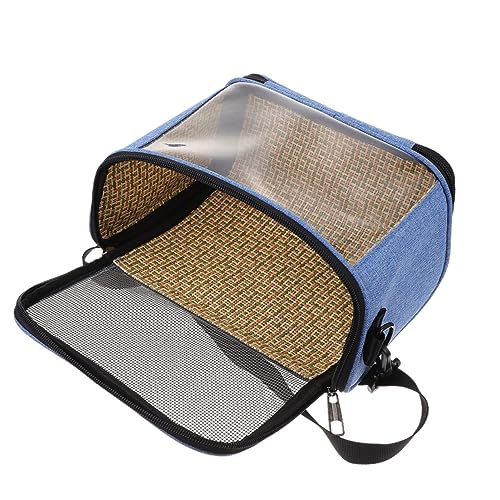 minkissy 1stk Haustier-ausflugstasche Reisehandtasche Für Hamster Tragbares Haustier Abgehende Handtasche des Kleinen Tieres Hamsterkäfig Reiseträger Draussen Oxford-Stoff Koffer Reisen von minkissy