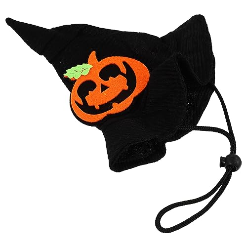 minkissy 1Stk Haustier-Halloween-Hut Rollenspielkostüm Rollenspiel-Outfits Halloweenkostüm Cosplay-Kopfschmuck Hund Zaubererhut Hundekleidung Halloween Haustierzubehör Haustierhut die von minkissy