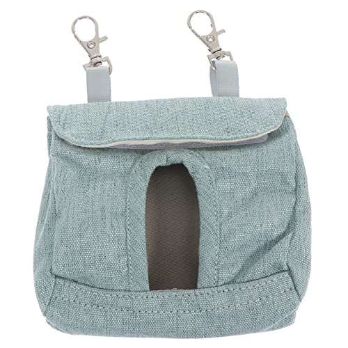 minkissy 1Stk Kleidersack Wandregale zur Aufbewahrung Behälter für Lebensmittel Kaninchenkäfig Futterbeutel für den Käfig Meerschweinchen-Hängetasche Hamster Lagerregal kleine Tasche Heu von minkissy