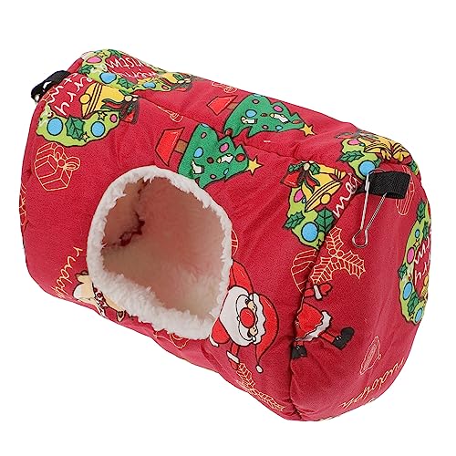 minkissy 1Stk Nest Papageienspielzeug Spielzeug für Sittiche Spielzeuge Hamster Haustier hängendes Bett Haustierbett Winter Meerschweinchen Kleine Tiere Hängematte Zubehör Baumwolle von minkissy