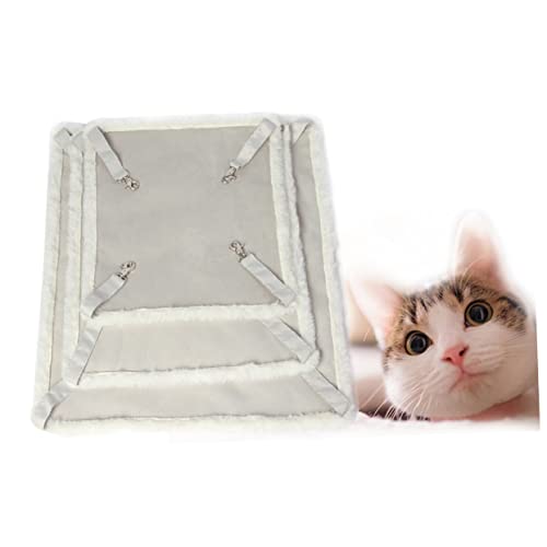 minkissy 1pc Katze Käfig Hängematte Critters Katze Plüsch Hängematte Kätzchen Hängematte Bett Welpen Warmes Bett Katze Hängende Bett Katze Fenster Bett Hängende Käfig Hängematte Warme Katze Hängematte von minkissy