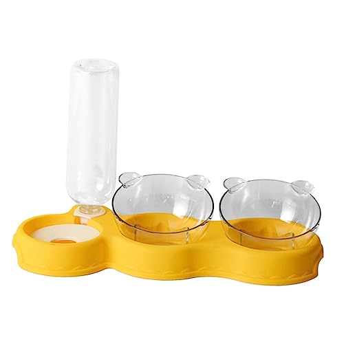 minkissy 1pc automatische wasserzufuhr katze wasserspender auto feeder Hamster Wasserflasche keramik wasserflasche katzenfutter schale haustier erhöhter hund futterspender 3-in-1 katzenschüssel von minkissy