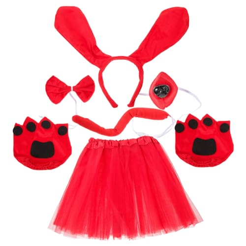 minkissy 1satz Dekorative Kostüme Teiliges Für Hunde Mit Stirnband Hundekostüm Tüllrock Und Handschuhen Für Halloween Und Cosplay-Events minkissy 1satz Dekorative Kostüme Teiliges Für Hunde Mit Stirnband Hundekostüm Tüllrock Und Handschuhen Für Halloween Und Cosplay-Events von minkissy