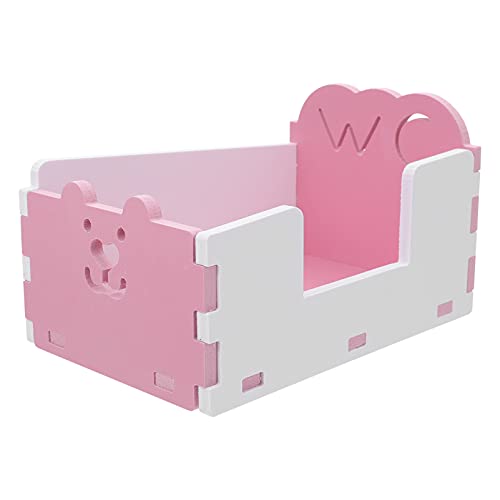 minkissy 1stk Hamster Toilette Anti-flutsch-Toilette Katzenstreu Im Badezimmer Abnehmbares Meerschweinchen-toilettenbecken Urinal Für Meerschweinchen Auslaufsicher PVC Hamstersand von minkissy