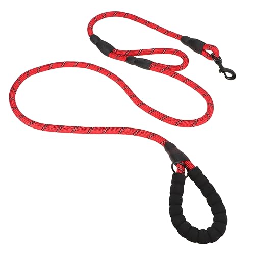 minkissy 1stk Reflektierende Leine Laufgürtel Für Hunde Seil Leine Trainingsleine Für Hunde Haustier-zuggurt Traktionsband Leine Zum Schleppen Von Haustieren Trainingsgürtel Hündchen Nylon von minkissy