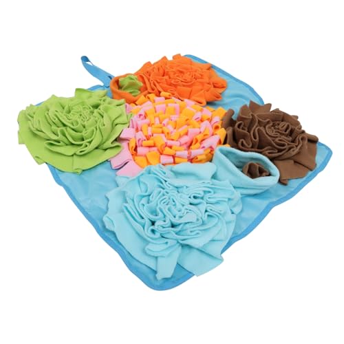 minkissy 1stk Riechkissen Hund Sniffing Ausbildung Pad Hund Snuffle Matte Welpen Sniff Matte Hund Nosework Matte Hund Puzzle Spielzeug Snuffle Decke Hundenapf Segeltuch Haustier Hund Arbeit von minkissy