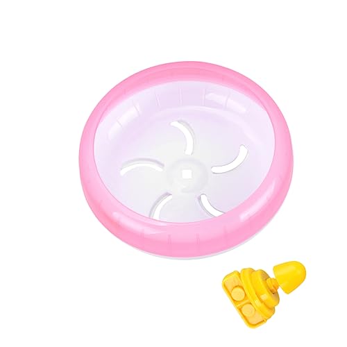 minkissy 1stk Tierübungsrad Hamster-übungsrad Hamster Spielzeug Mäuse-Heimtrainer Hamster Fliegende Untertasse Stiller Spinnerhamster Kleines Tier Rad Jogging-Wheel-Hamster Laufrad Stumm von minkissy