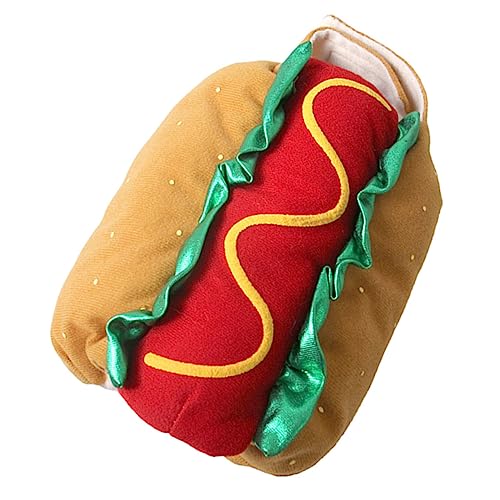 minkissy 1stk Verwandlungskostüm Für Haustiere Lustiger Warmer Kapuzenpullover Hotdog-hundekostüm Hot Dog Kostüm Für Hunde Hundekostüme Für Kleine Hunde Einzigartig Hundekleidung Polyester von minkissy