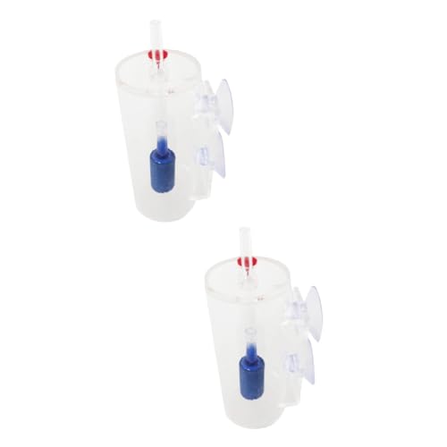 minkissy 2 Luftsprudler Fischschalen für Tafelaufsätze hydroponisches Aquarium oller Diffusor co2 diffusor Aquarium co2 Drop Checker für Aquarium Sauerstoffversorger für Fische von minkissy