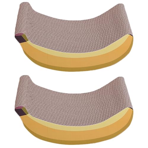 minkissy 2 STK Banana Corrugated Cat Kratzbaum Kratzunterlage Für Katzen Teppich Kratzbäume Für Wohnungskatzen Interaktives Katzenspielzeug Kratzer Kätzchen Kratzbaum Banane Kleinkind minkissy 2 STK Banana Corrugated Cat Kratzbaum Kratzunterlage Für Katzen Teppich Kratzbäume Für Wohnungskatzen Interaktives Katzenspielzeug Kratzer Kätzchen Kratzbaum Banane Kleinkind von minkissy