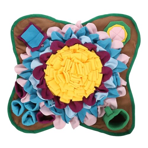 minkissy 2 STK Pet Sniffing Pad Puzzle-Spielzeug Für Welpen Schnupfen Matt Puzzle Feeder Welpe Pädagogische Haustiermatte Langsame Fressmatte Für Haustiere Pad-Hund Füttern Plüsch von minkissy