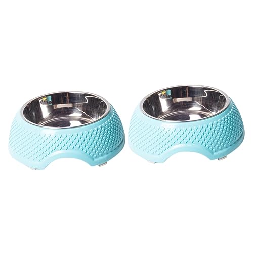 minkissy 2 STK tierbedarf pet Supplies hundeschale Dog Bowls pet Food Container Futternapf für Haustiere Futternapf für Hunde Hundefutter die Katze Zubringer Geschirr Fressnapf Hundenapf von minkissy