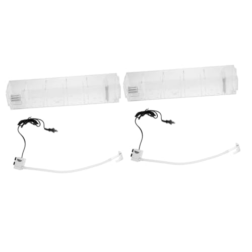 minkissy 2 Sätze Filter für Fischbecken Sieb Filter für Aquarien Filterwerkzeug für Aquarien Kanister-Aquarienfilter sauber Tropfbox Acryl Aquarium Filterkasten von minkissy