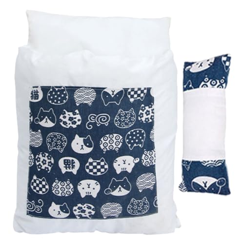 minkissy 2 Sets Katzenschlafsack Haustierbett Haustier Tipi Haus Haustier Tipi Bett Gefülltes Kätzchen Katzenbett für Innen Gemütliches Kätzchen Bett Hamster Schlafsack Katze Versteck Tragbarer Stoff von minkissy