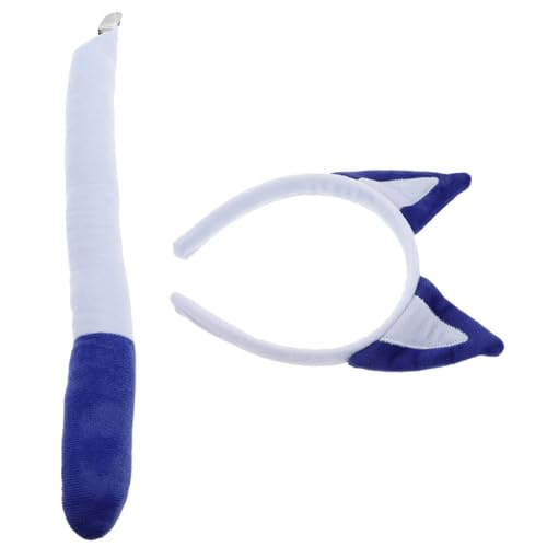 minkissy 2 Stück Cartoon-Tier-Stirnband Hundehalsband Für Mittelgroße Hunde Blues-hinweise Auf Die Ohren Welpenkostüm Für Welpenohren Erwachsener Hund Nase Kostüm Sky-Blue Stoff minkissy 2 Stück Cartoon-Tier-Stirnband Hundehalsband Für Mittelgroße Hunde Blues-hinweise Auf Die Ohren Welpenkostüm Für Welpenohren Erwachsener Hund Nase Kostüm Sky-Blue Stoff von minkissy