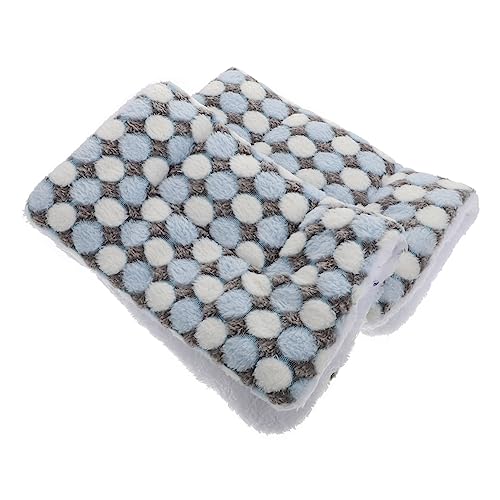 minkissy 2 Stück Haustierdecke Isomatte PIPI Pads Für Hunde Kleines Hundekäfigbett Campingmatten Teppiche Outdoor Hundebett Waschbar Flauschiger Teppich Haustierkäfig Kissen von minkissy