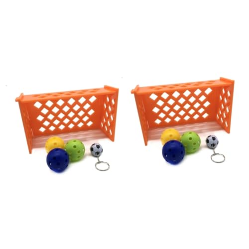 minkissy 2 Stück Spielzeug Löwe Hundekostüm Fußball für Vögel Keramik Hütte Mini Fußball Tischplatte Fußball Hund Mähne Kostüm für kleine Hunde Aquarium Bildschirm Papagei Training Fußball Desktop von minkissy